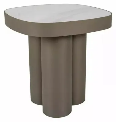 Obrázek produktu pro FURNLUX konferenční stolek Tara, bílá barva, rozměry: 48 x 50 x 48 cm