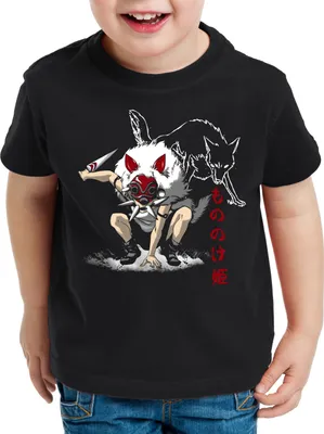 Produktbild von style3 Mononoke Wolf Kinder T-Shirt manga anime cosplay japanisch