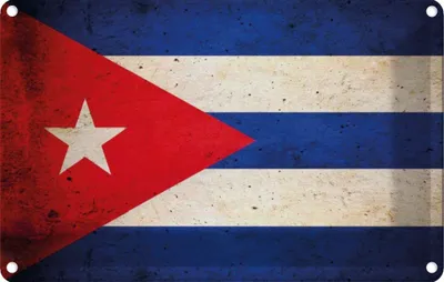 Produktbild von vianmo Blechschild 20x30 cm Kuba Cuba Fahne Flagge Wappen