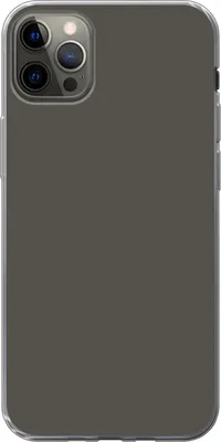 Produktbild von MuchoWow® Handyhülle Schutzhülle Hülle für Telefoonhoesje iPhone 13 Pro Max Grau - Farben - Einfarbig Silikon Softcase Handy Hülle - Mobiltelefon