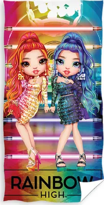 Produktbild von Baby Handtuch Puppen Regenbogen High Fashion Party