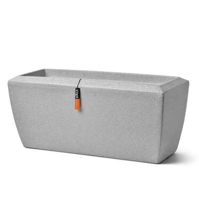 Produktbild von Capi Pflanzgefäß Arc Granite Rechteckig 60x35x40 cm Elfenbeinfarben