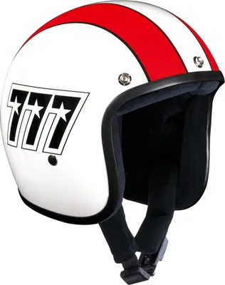 Immagine prodotto di Casco Bandit Jet 777, bianco/rosso, XS (53/54)