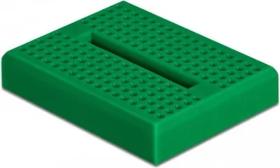 Immagine prodotto di DELOCK Experimentier-Mini Steckbrett 170 Kontakte grün