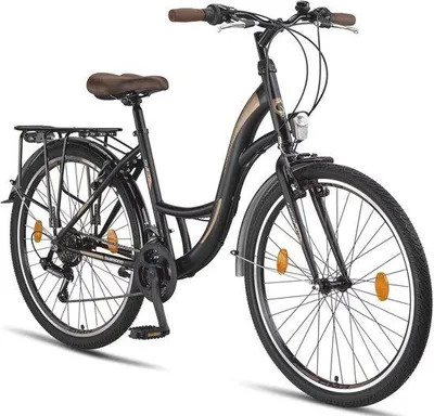 Produktbild von Famanu Citybike 26 Zoll - Fahrrad für Damen, Herren, Jungen und Mädchen - 21 Gänge