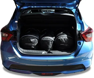 Produktbild von Nissan Micra 2017+ Kofferraumtaschen Set 3 Stk