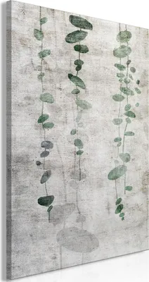 Produktbild von Italienischer Leinwand Leinwandbild - Grapevine (1 Part) Vertical 20x30 cm Blätter b-A-0655-b-a