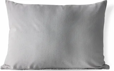 Produktbild von MuchoWow® Outdoor Kissen - Metalldruck - Grau - 50x30 cm - Wetterfest - Lounge Kissen - Sofa kissen - Wohnzimmer Dekoration