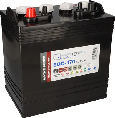 Obrázek produktu pro Q-Batteries 8DC-170 8V 170Ah Deep Cycle Traktionsbatterie