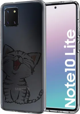 Produktbild von Motiv TPU Cover für Samsung Galaxy Note 10 Lite Hülle Silikon Case mit Muster Handy Schutzhülle