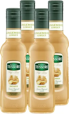 Immagine prodotto di Teisseire Sciroppo per bevande Zenzero 0,25L (confezione da 4)