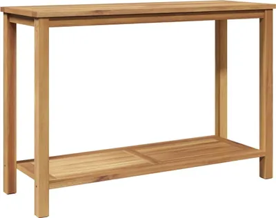 Obrázok produktu pre vidaXL Konzolový stolík, hnedý, 110 x 40 x 75 cm, masívne teakové drevo