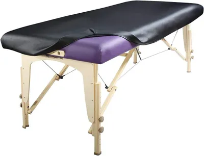 Productafbeelding van Massagehoes, vinyl, zwart, 72 x 31 x 1 inch