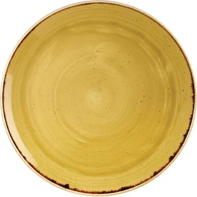 Produktbild von Churchill Stonecast, runder Coupe-Teller, Senfkorngelb, 288 mm, (12 Stück)