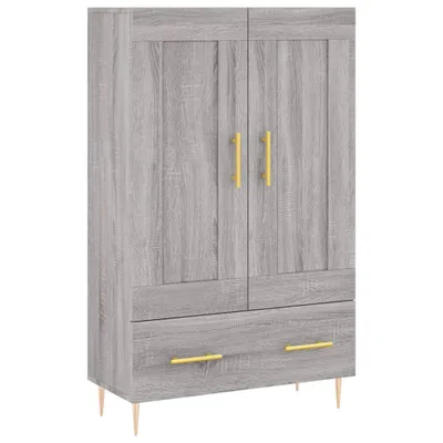 Produktbild von Highboard Grau Sonoma 69,5x31x115 cm Holzwerkstoff