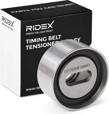 Produktbild von RIDEX 308T0124 Spannrolle Zahnriemen für MAZDA 323 F VI (BJ) für KIA RIO Kombi (DC)