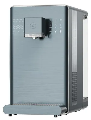 Obrázek produktu pro Vodní dávkovač ELIXIR Pro Plus, 2200W, ohřev 18 l/h, 42-90°C, UVC sterilizace, displej, vícestupňová filtrace, kompresorový, šedomodrá/grafit