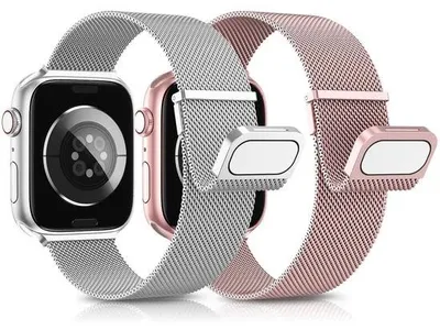 Produktbild von Edelstahl Armbänder, verstellbar, Doppel-Magnet, Smartwatch
