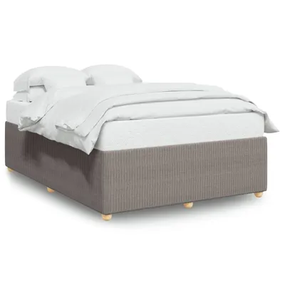Produktbild von Bettgestell ohne Matratze Taupe 140x200 cm Stoff