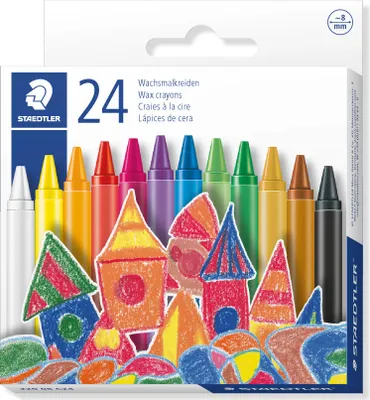 Produktbild von STAEDTLER Wachsmalkreide 24er Kartonetui