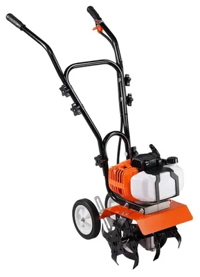 Immagine prodotto di Frantoio per terreno - Fresatrice per giardino - Fresatrice per terreno - Albero motore - Coltivatore - Motore a benzina da 43 cc - 4 denti in acciaio regolabili