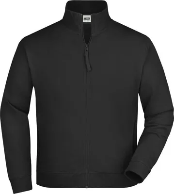 Produktbild von James & Nicholson Sweat Jacket Gr. L, schwarz