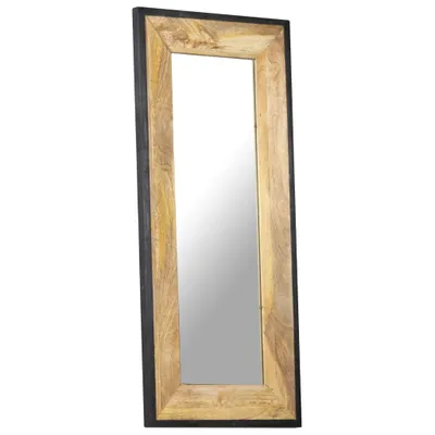 Produktbild von vidaXL Spiegel 110x50 cm Mango Massivholz