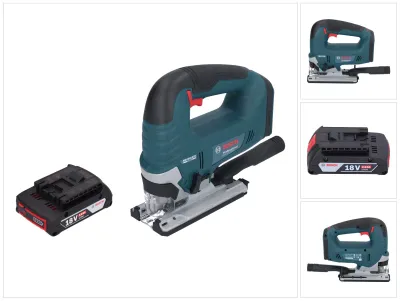 Zdjęcie produktu dla Wyrzynarka akumulatorowa Bosch GST 18V-125 B Professional 18 V 125 mm bezszczotkowa + 1x akumulator 2,0 Ah - bez ładowarki