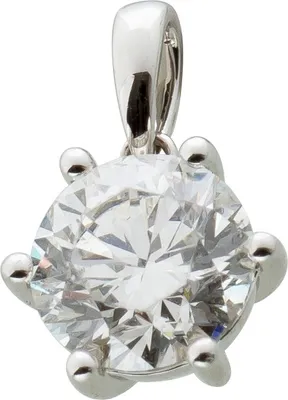 Produktbild von Solitär Anhänger 1,00ct F Vsi Weißgold 585 14K Lab Grown Diamond IGI Zertifikat