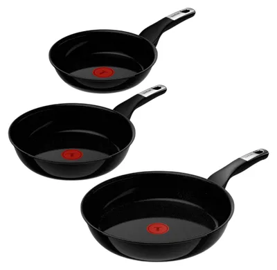 Produktbild von Tefal Explore Ceram G2149132, Frittierset, Schwarz, Aluminium, Keramik, Schwarz, Thermo-Punkt