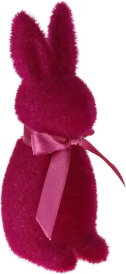 Produktbild von Werner Voß GmbH Hase mit Schleife magenta 6,5x5x15 cm