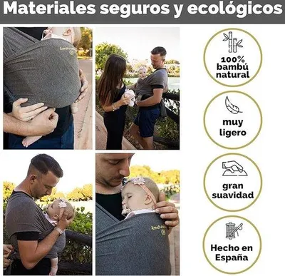 Immagine prodotto di Marsupio comodo - Marsupio ergonomico / Comodo marsupio per neonati / Cintura porta-bambino