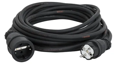 Productafbeelding van Verlengkabel Schuko/Schuko Titanex met PCE, 20 meter