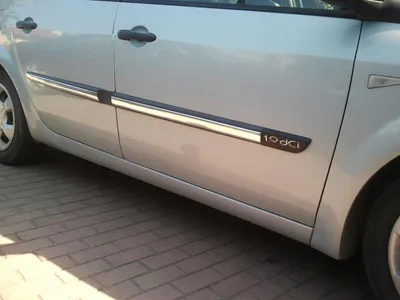 Obrázok produktu pre Renault SCENIC II - Chrómové bočné výplne dverí