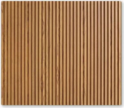 Produktbild von Herdabdeckplatte für Glaskeramik-Kochfelder - Gehärtetes Glas Schneideplatte, Holzlatten, 60cm x 52cm