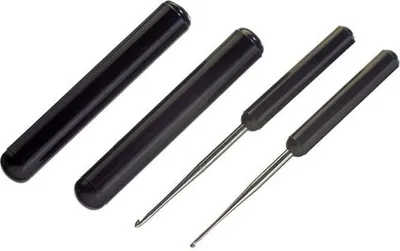 Produktbild von Comair Strähnennadel-Set m.Halter 0,75+1,25mm Streak pin Set with env