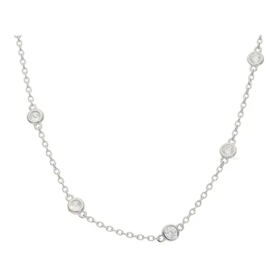 Produktbild von Mabina Halskette 553217 Sterling Silber 925 mit Zirkonia