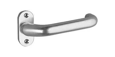 Produktbild von Dieckmann Rahmentürdrücker 308 Vierkant 8mm festdrehbar Alu F1 natur - 1394000001