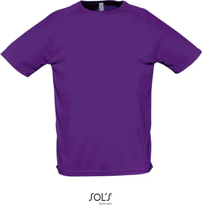 Produktbild von SOLs 11939 | Herren Raglan Sports T-Shirt - Farbe: Dark Purple - Größe: 3XL