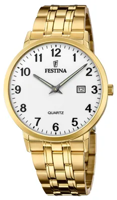 Zdjęcie produktu dla Zegarek męski FESTINA 20513/1 złoty klasyczny