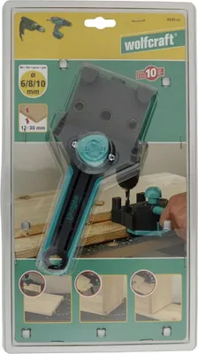 Obrázek produktu pro wolfcraft GmbH 4640000, Montážní nástroj, Černá, Tyrkysová, Plast, Ocel, 6, 8, 10, 1,2 cm, 3 cm
