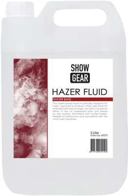 Produktbild von SHOWGEAR Hazer-Flüssigkeit 5 Liter – auf Wasserbasis