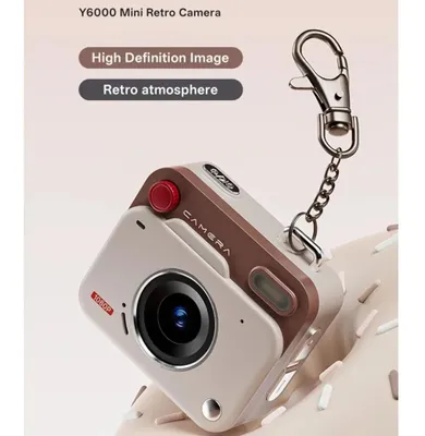 Produktbild von Daumen-Taschen-CCD-Digitalkamera HD Retro Mini-Kamera Tragbare Schlüsselanhänger-Kamera Outdoor-Reise-Foto-Recorder