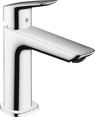Immagine prodotto di Miscelatore per lavabo hansgrohe Logis 110 Fine con set di scarico a tirante, cromato, 1 pezzo.