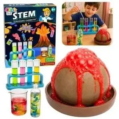 Obrázek produktu pro Sada pro experimenty "Malý chemik 14w1" - Leantoys