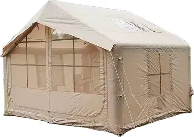 Produktbild von Aufblasbares Familienzelt 8m², 4-5 Personen, 4-Jahreszeiten-Zelt, 320x250cm