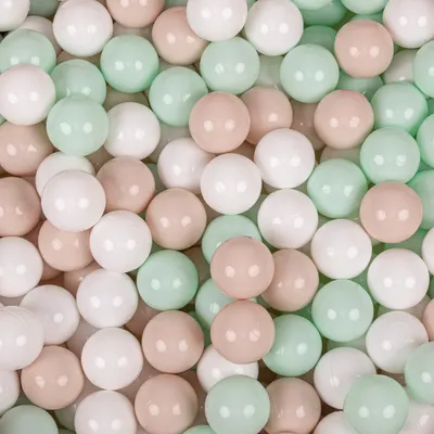 Produktbild von KiddyMoon Mehrfarbige Plastikbälle 50 ∅7cm Bälle Und Spielbälle Für Bällebad Für Babys Und Kinder