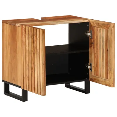 Immagine prodotto di Mobile Lavabo da Bagno 62x34x58cm in Legno Massello di Acacia