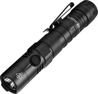 Imagen del producto de Nitecore MH12 V2, Linterna de mano, Negra, Aluminio, Botones, 2 metros, 1 metro