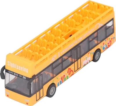 Zdjęcie produktu dla Model autobusu dla dzieci ze stopu aluminium Wysoka symulacja Znakomity wygląd Metalowa zabawka dla dzieci Żółty
